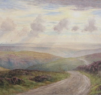 Charles James Adams Doone Valley Watercolour