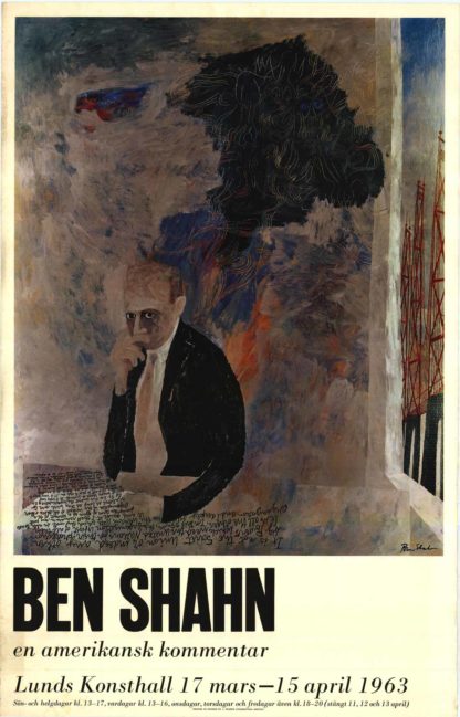 Ben Shahn original exhibition poster