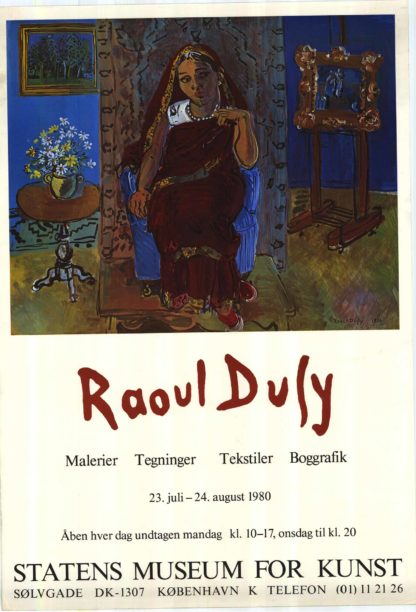 Raoul Dufy exhibition poster