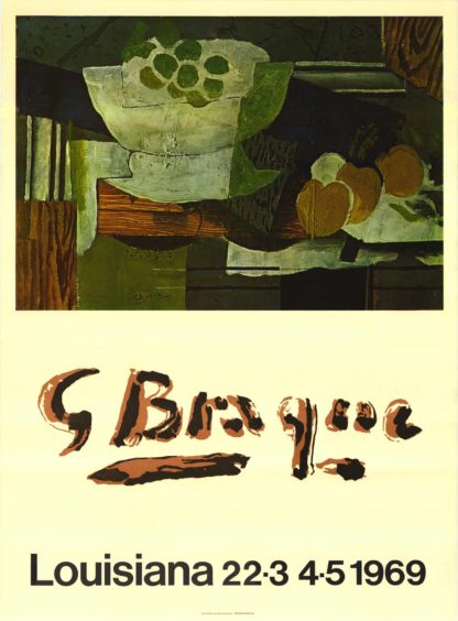 Georges Braque original exhibition poster