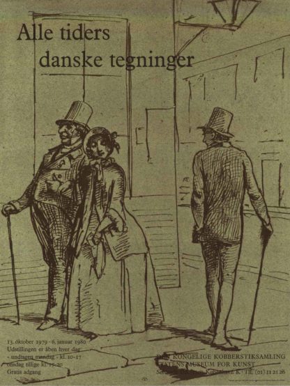 'Alle Tiders Danske Tegninger' (Danish Drawings) - Poster for the Exhibition at the Statens Museum for Kunst