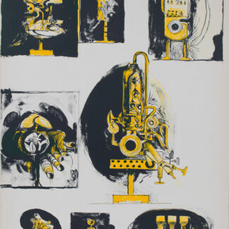 Graham Sutherland Machines and Organic Forms lithograph