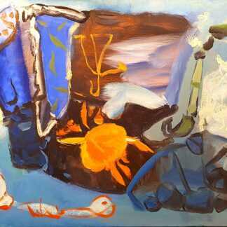 Maurice Cockrill R.A. - 'Generation: Blue', oil on canvas.