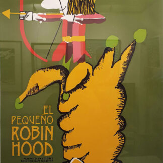 Eduardo Munoz Bachs cinema poster for Robin Hood