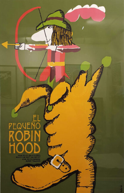 Eduardo Munoz Bachs cinema poster for Robin Hood