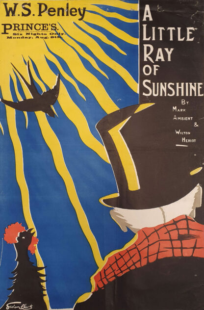 George Frederick Scotson-Clark (1872-1927) - 'A Little Ray of Sunshine' Poster for the production, 1898