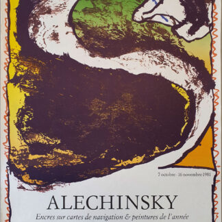 Pierre Alechinsky Galerie Maeght poster