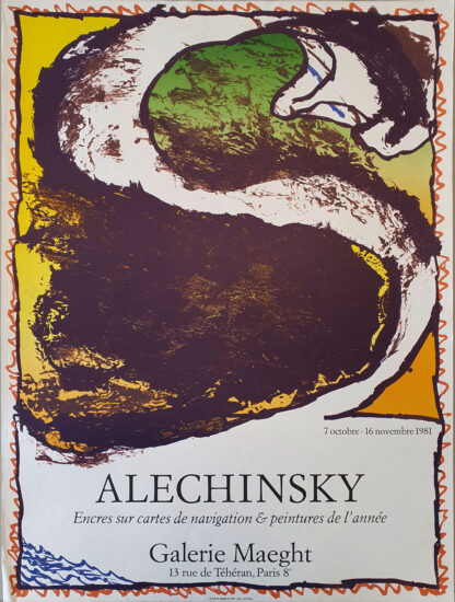 Pierre Alechinsky Galerie Maeght poster