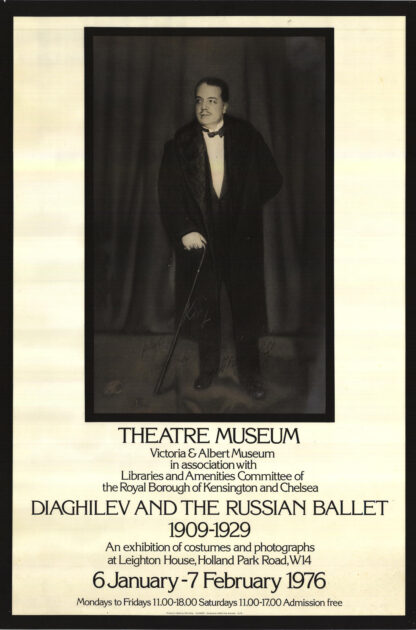 Peter Branfield Diaghilev and the Russian Ballet poster