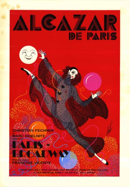 Erte - Alcazar de Paris poster