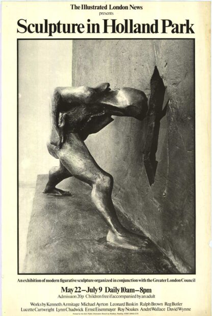 Sculpture in Holland Park - Poster for the Exhibition of Modern Figurative Sculpture, 1975