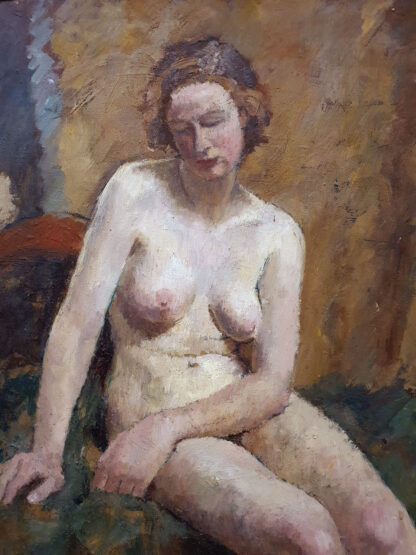 Ann Le Bas female nude oil painting