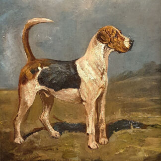 Cuthbert Bradley Hunting Hound painting
