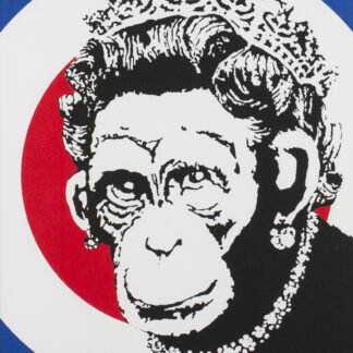 Banksy Monkey Queen Screenprint