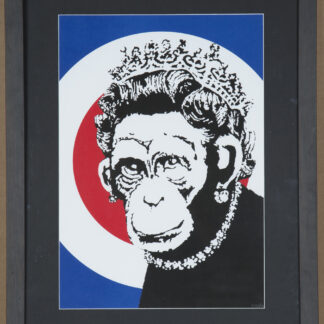 Banksy Monkey Queen Screenprint