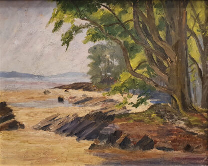 Ann le Bas - Coastal Landscape oil painting