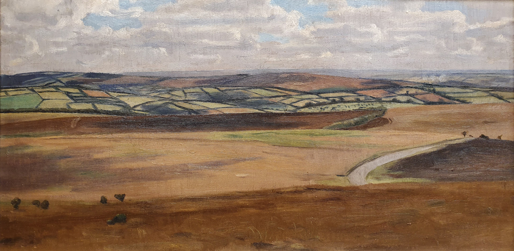 Ann le Bas - Exmoor Landscape oil painting