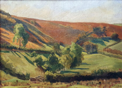 Ann le Bas - Staddon Hill, Exmoor oil painting