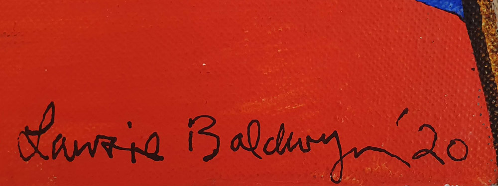 Lawrie Baldwyn's signature