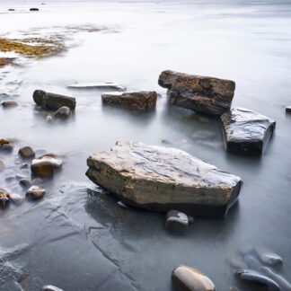 Photograph by Mark Asprey of stones, rocks and pebbles at Kimmeridge in Dorset
