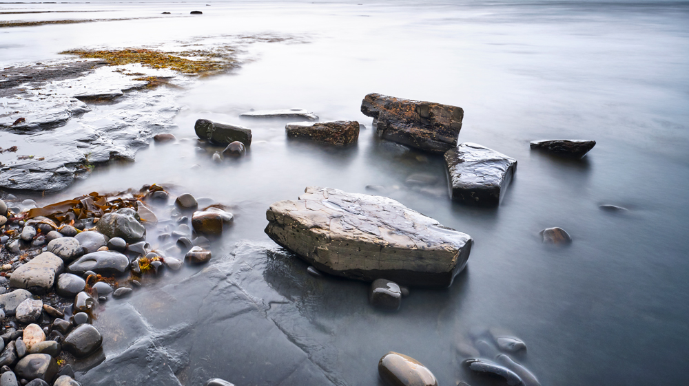 Photograph by Mark Asprey of stones, rocks and pebbles at Kimmeridge in Dorset