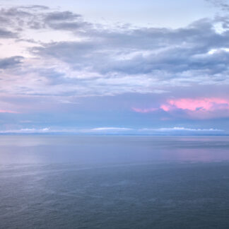 Photograph by Mark Asprey of clouds over Wales.