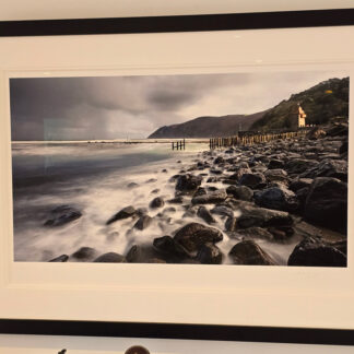 Framed photograph of Lynmouth, North Devon by Mark Asprey.