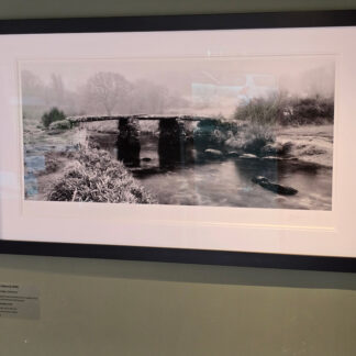 Photograph of the Clapper Bridge at Postbridge, Dartmoor.