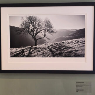Black and white photograph of the view towards Myrtleberry from Countisbury, Exmoor National park.