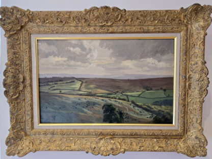 Ann le Bas (1923-2020) - 'Exmoor Landscape', oil on canvas.