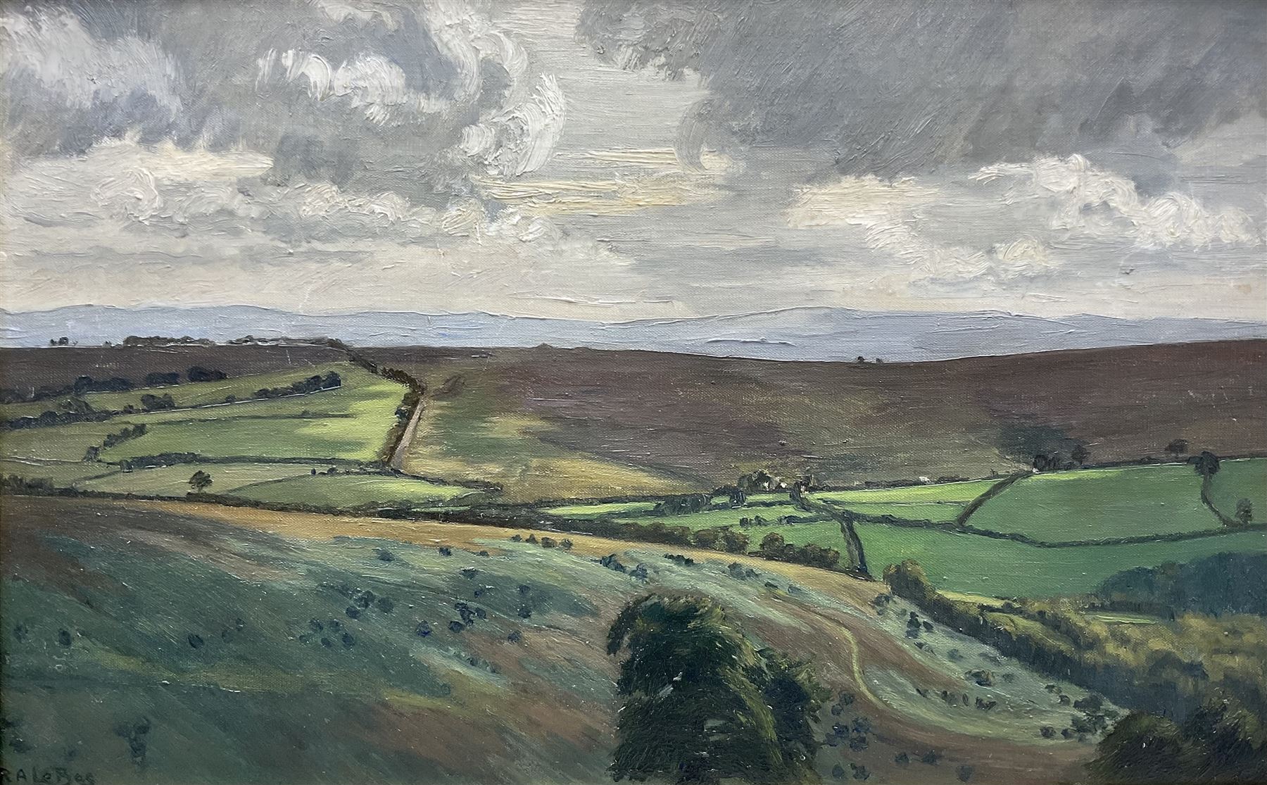 Ann le Bas - Exmoor Landscape oil painting