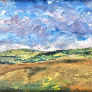 Murray Hammick oil painting of an Exmoor landscape