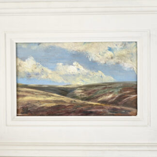 Murray Hammick oil painting depicting a landscape near Withypool, Exmoor