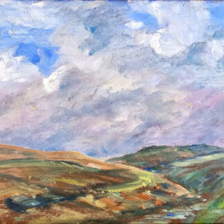 Murray Hammick landscape oil painting depicting Exmoor