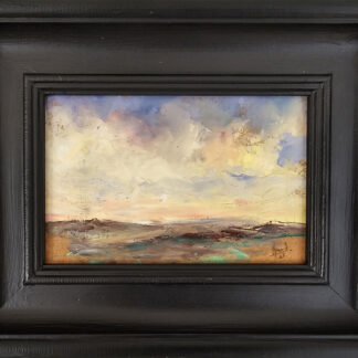 Murray Hammick oil painting depicting a sunset