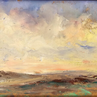 Murray Hammick oil painting depicting a sunset