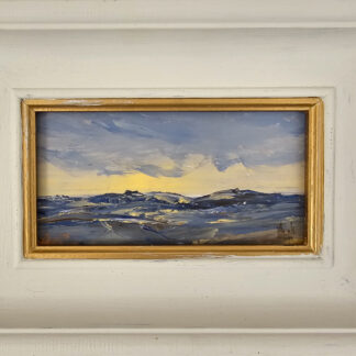 Murray Hammick oil painting of a seascape at sunset