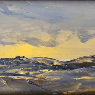 Murray Hammick oil painting depicting a sunset over the sea