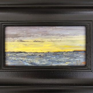 Murray Hammick - 'Amber Horizon', oil on board.