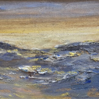 Murray Hammick oil painting of rough seas