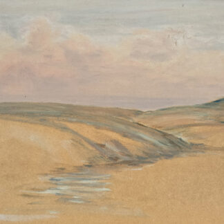 Murray Hammick oil painting showing an arid moorland on Exmoor