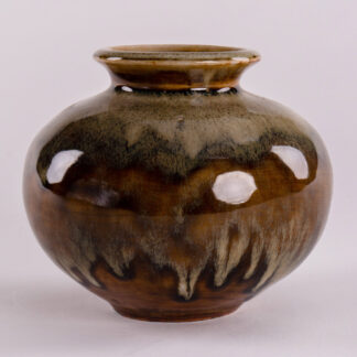 Waistel Cooper glazed globular vase