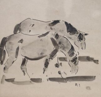 Harry Phelan Gibb (1870-1948) - Two Ponies